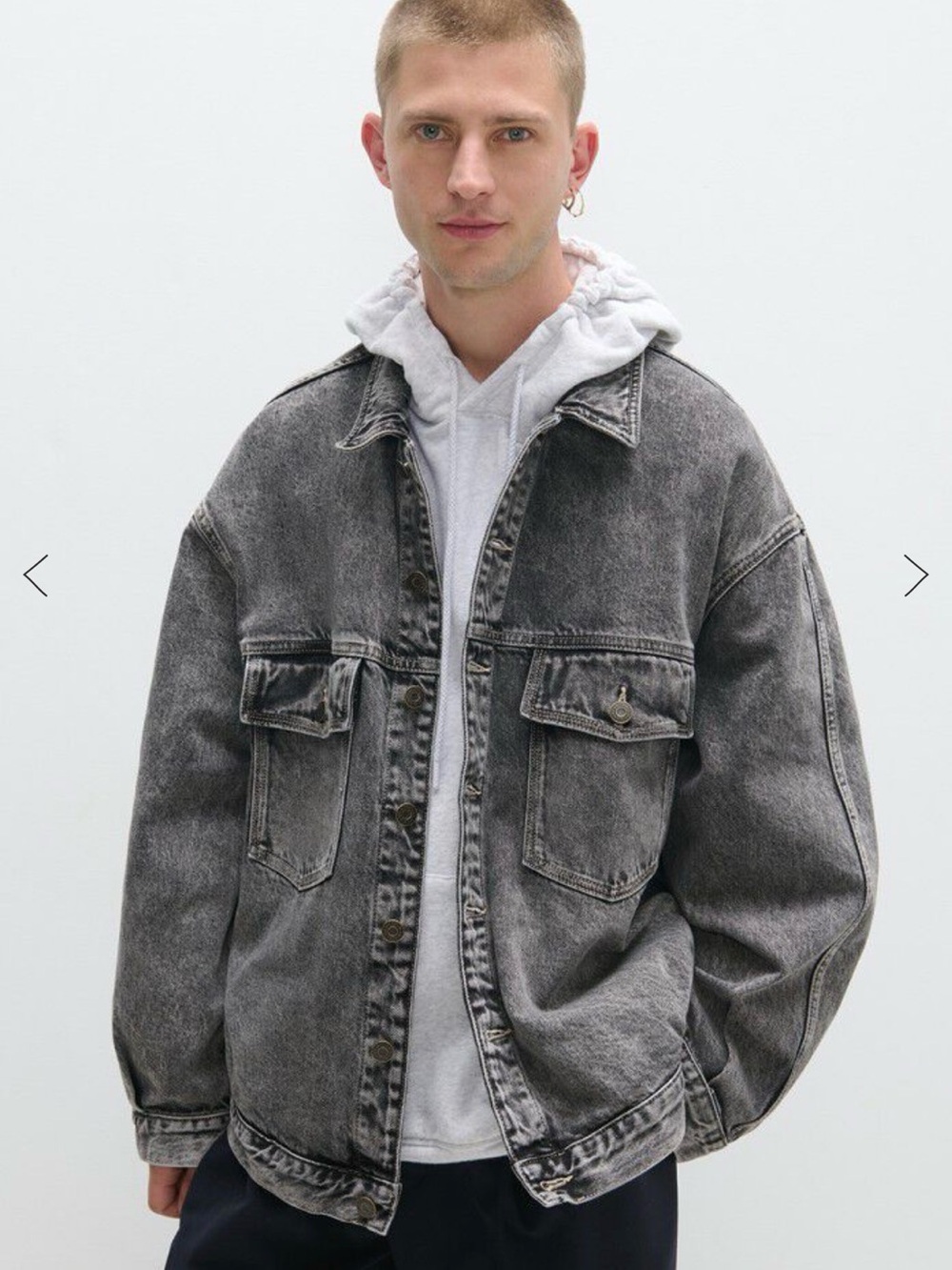 American Vintage Gray Denim Jacket